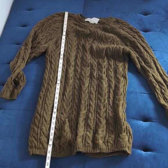 Adrienne Vittadini Alpaca Fishermen Knit Sweater Dress - Picture 6 of 7